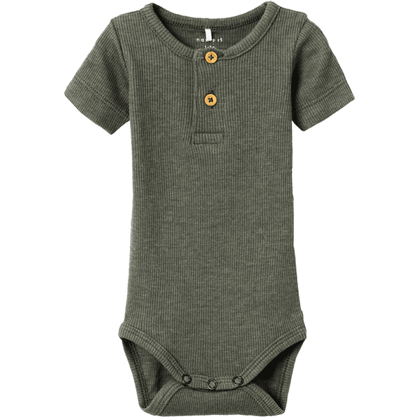 name it Kortærmet body Nbmkab Dusty Olive 