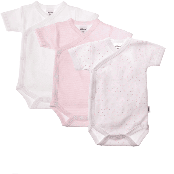 Liliput Baby-Body weiß und rosa | Unterwäsche-Bodies