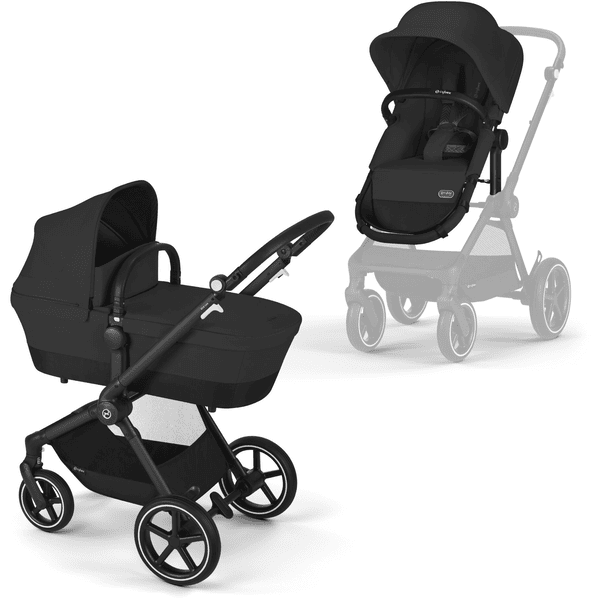 cybex GOLD Barnvagn EOS Lux Moon Black 