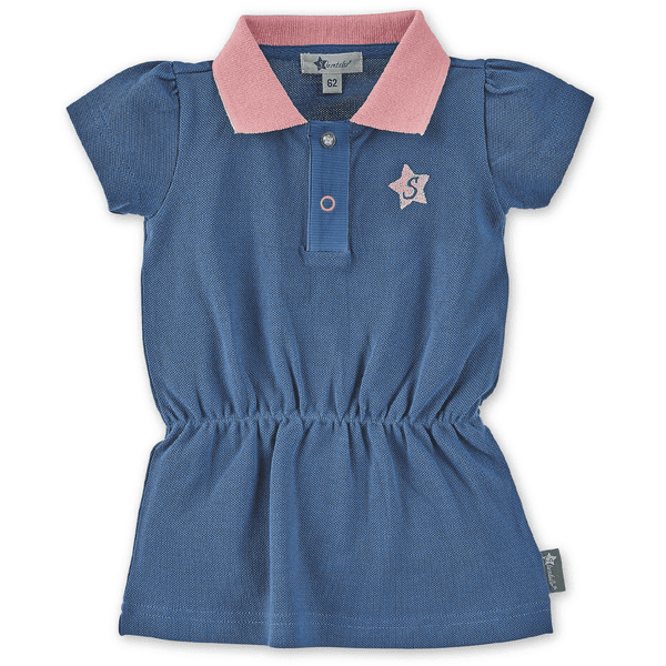 Sterntaler Polo jurk medium blauw