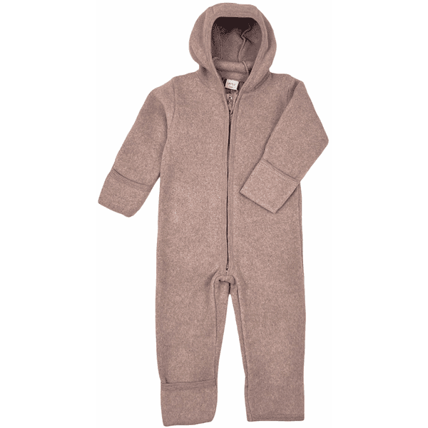 LITTLE Fleece Overall rose melange 