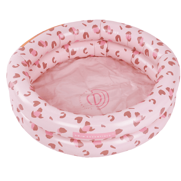 Swim Essentials Printed Baby Pool "Old" Pink Leopard 60 cm 2 rings