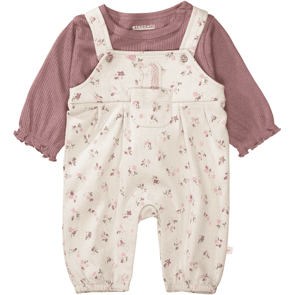 STACCATO light nature Romper+koszulka wzorzysta