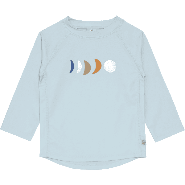 LÄSSIG UV-badtröja med lång ärm moon ljusblå