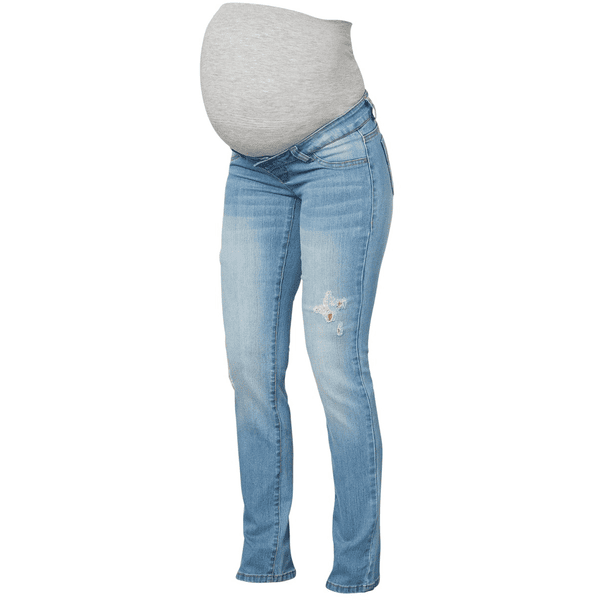 mama licious moederschapsbroek MLJULIA light blue denim MLJULIA blue denim