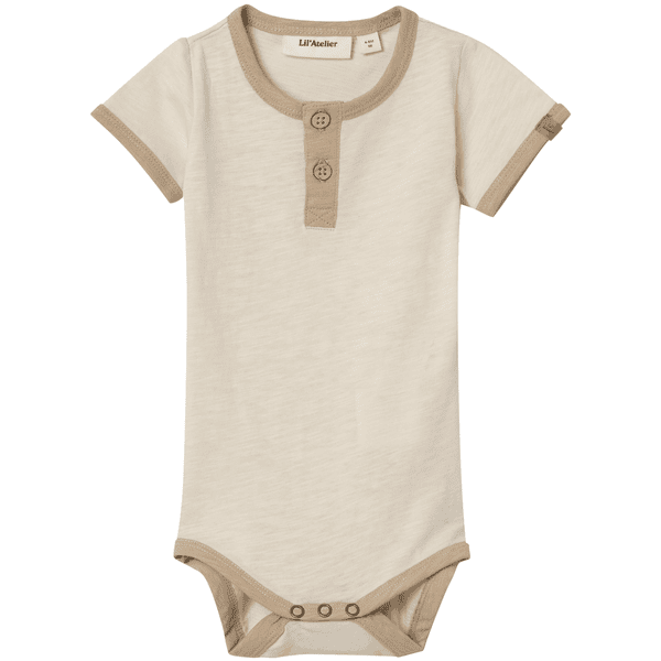 Lil'Atelier Kurzarmbody Nbmdawson Turtledove