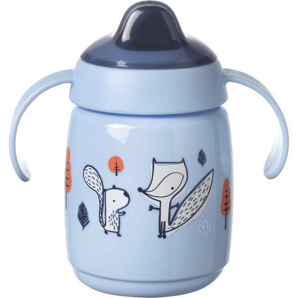 Tommee Tippee Vaso con pajita de aprendizaje 300ml a partir de 6+ meses en azul