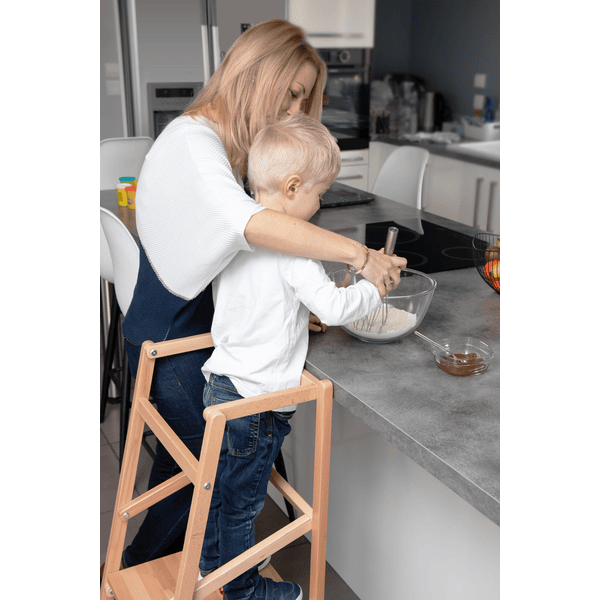 Torre di apprendimento regolabile, sgabello a torre per bambini