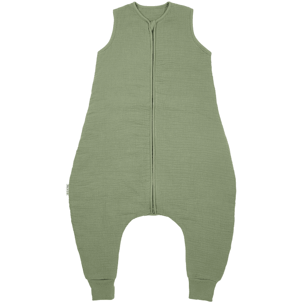 MEYCO olive green Vintertrøje Muslin Uni forvasket