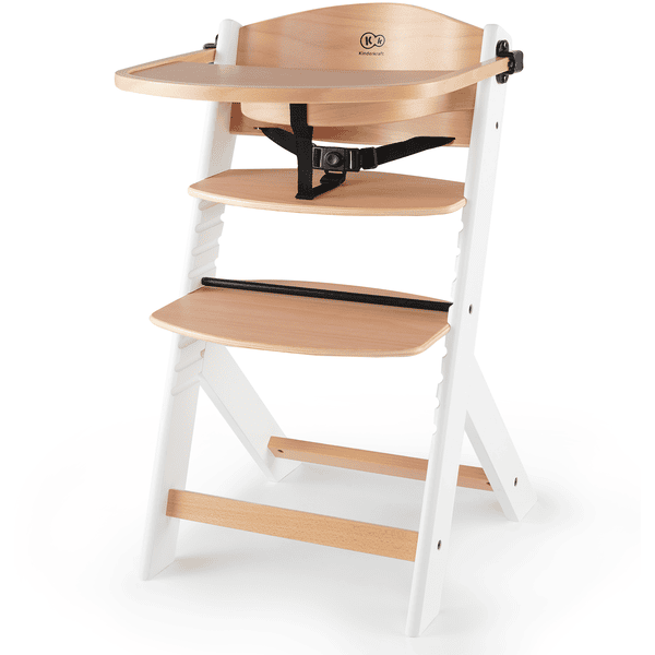 Kinderkraft Enock Høystol Wooden White  