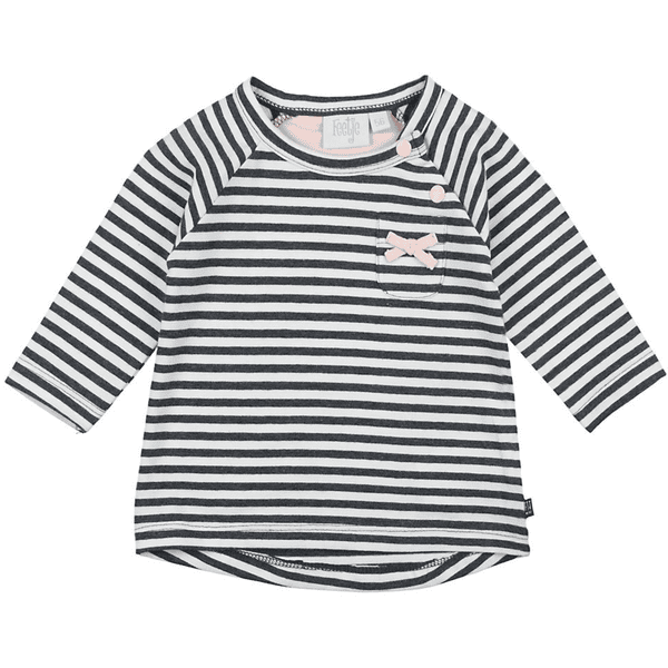 Feetje Longsleeve Striped Dots antracit-melange