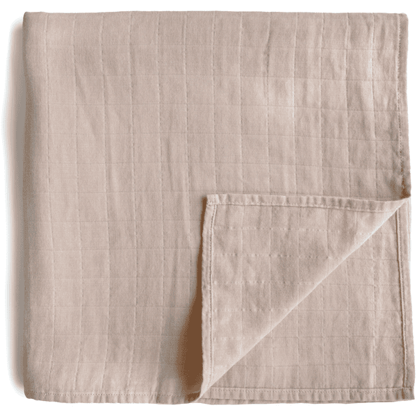 mushie Wickeltuch Musselin Blush 120 x120 cm