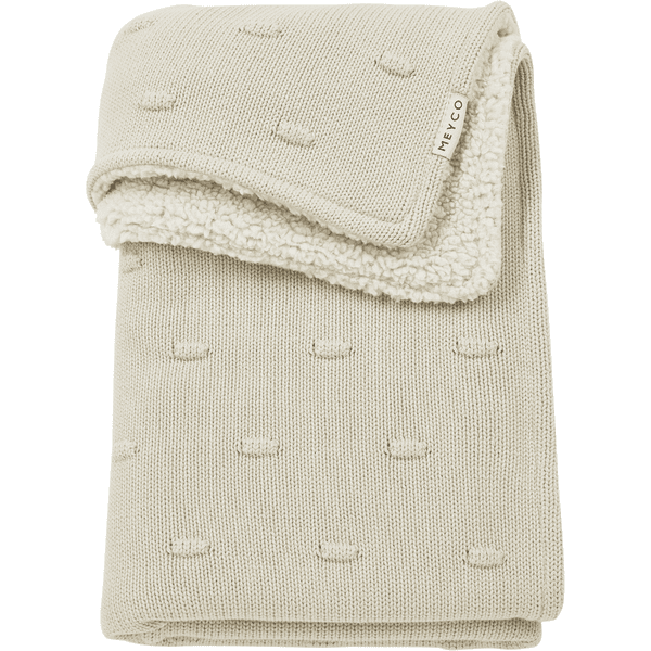 Meyco Sand Nodi Teddy Morbida coperta per bambini 75 x 100 cm