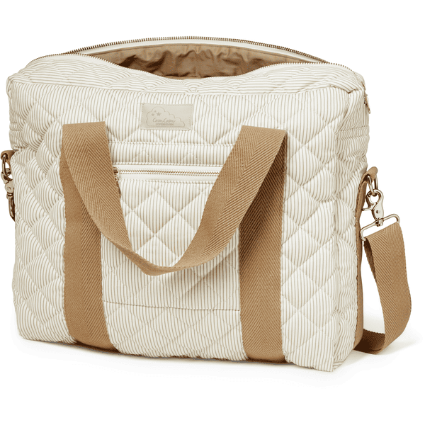 Cam Cam® COPENHAGEN Wickeltasche Classic Stripes Camel