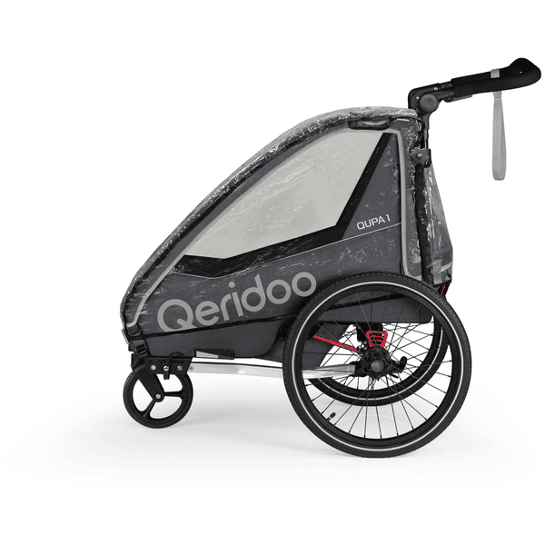 Qeridoo® Habillage pluie pour remorque de vélo enfant QUPA 1/Sportrex 1