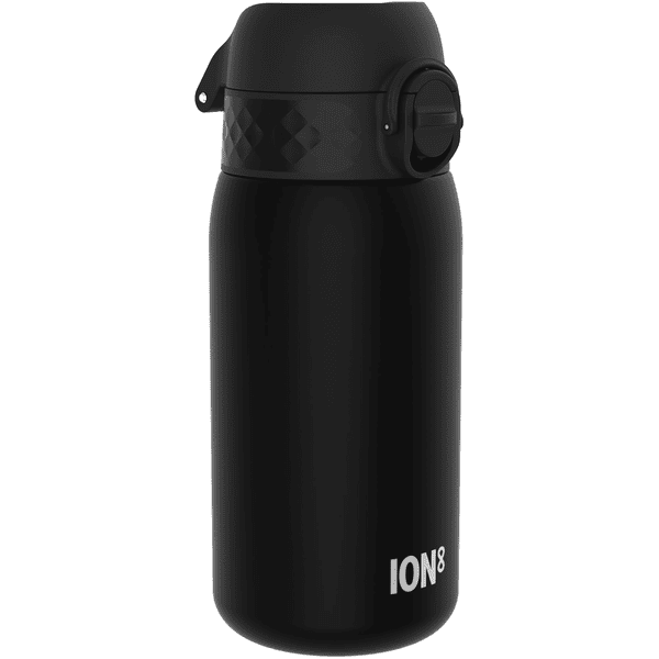 ion8 Kindertrinkflasche auslaufsicher 350 ml schwarz