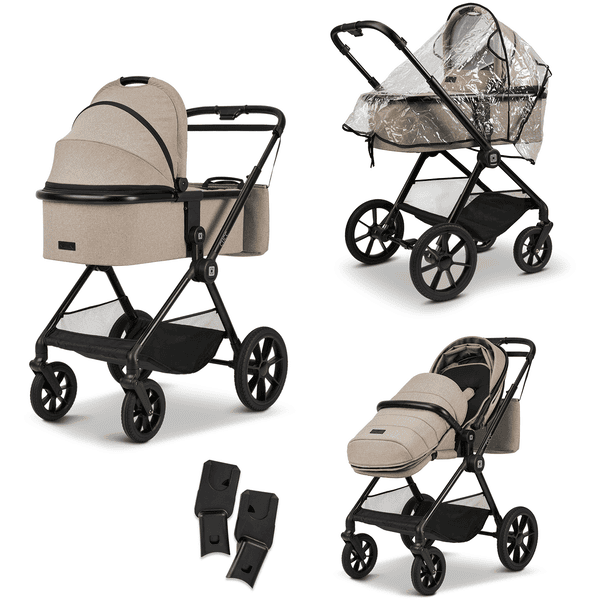 MOON Carrito de bebé 2 en 1 Clicc colección 2024 mud melange