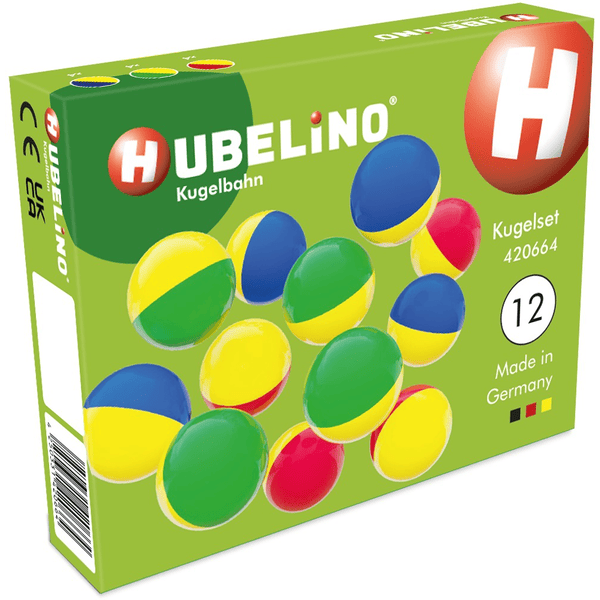 HUBELINO ® 12-delt boldsæt (tofarvet)