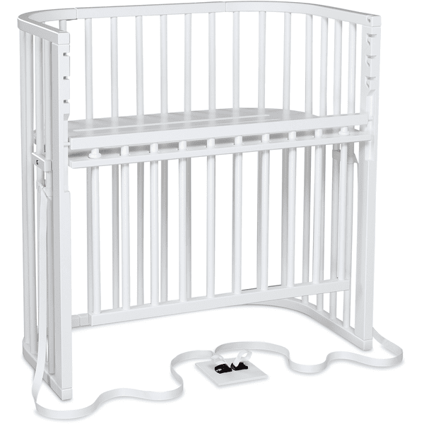 babybay Boxspring Beistellbett Comfort Plus weiß lackiert