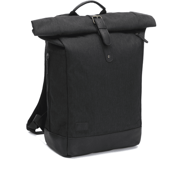 Fillikid Wickelrucksack Rolltop Berlin schwarz