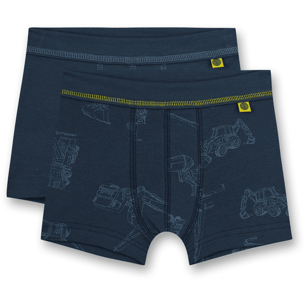 Sanetta Hip shorts Dubbelpack mörkblå 