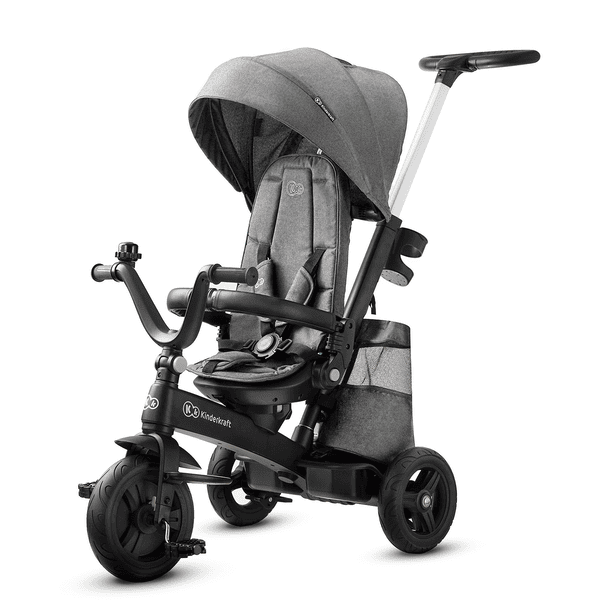 Kinderkraft Rowerek trójkołowy EASYTWIST platinum grey