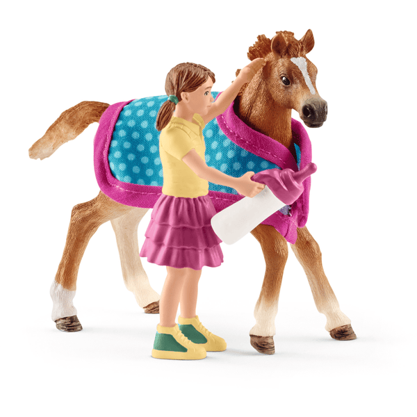 schleich ® Horse Club föl med filt