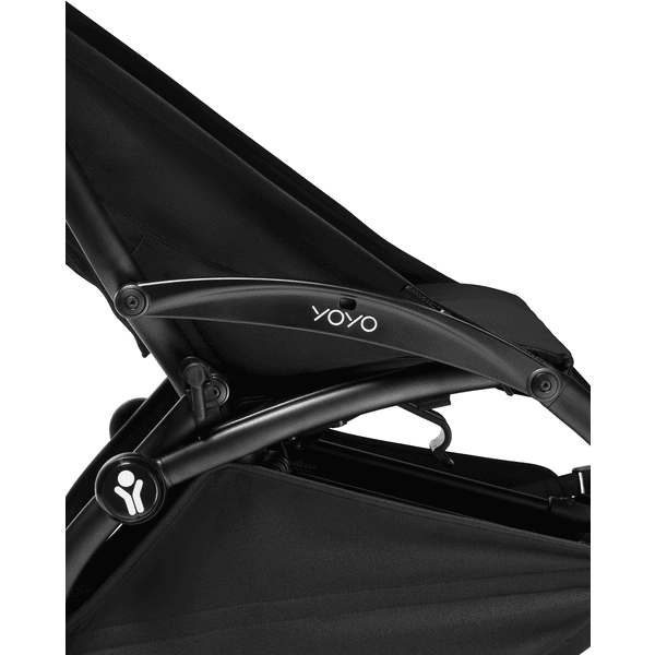 BABYZEN Kinderwagen YOYO2 0 Black mit Neugeborenenaufsatz und Textilset Black babymarkt