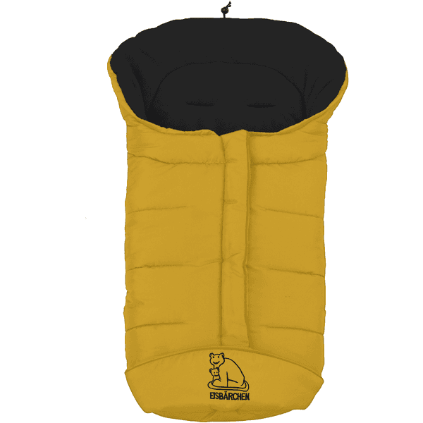 Heitmann Winterfußsack Eisbärchen schwarz ocker