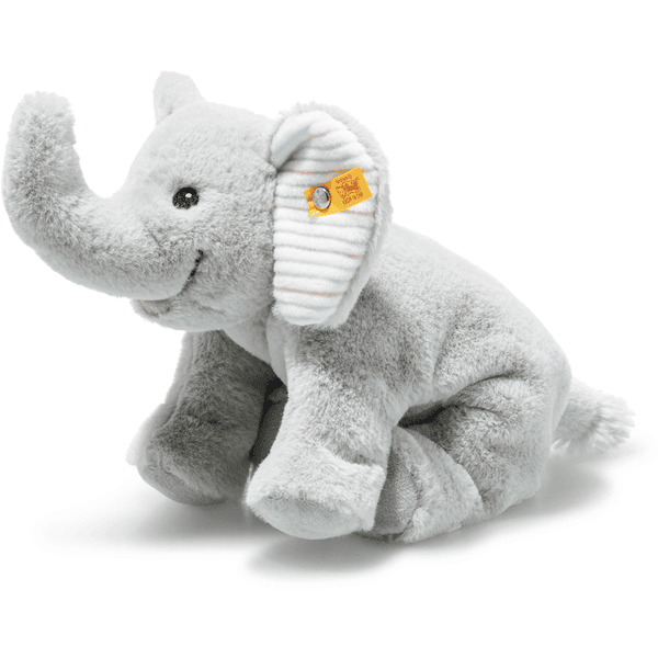 Steiff Elefante floscio Trampili grigio sdraiato, 20 cm