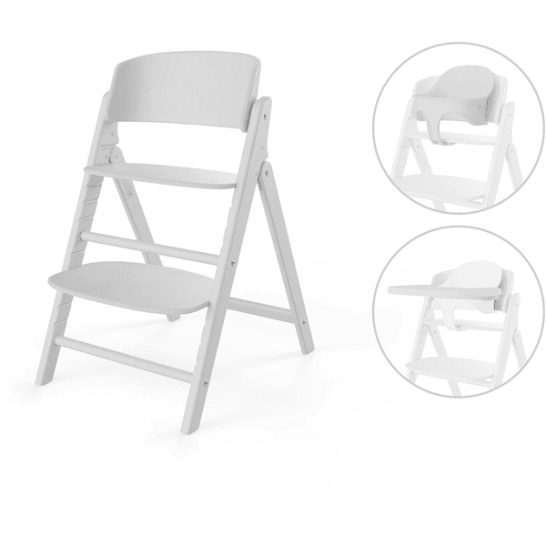 cybex GOLD Click Highchair & Fold 3 in 1 All White 