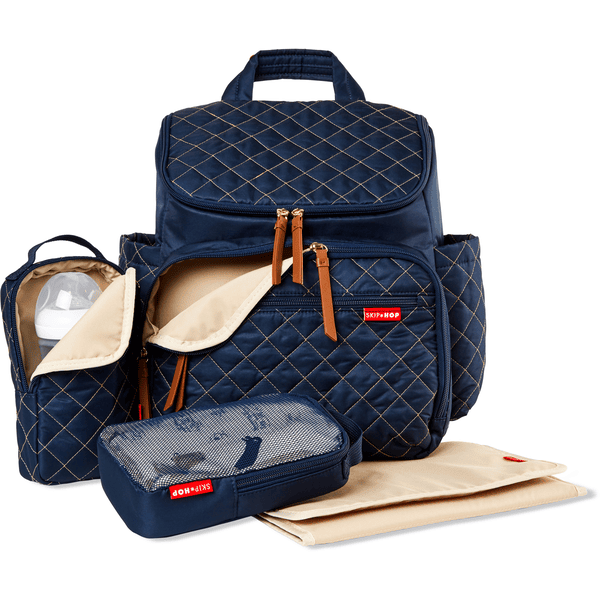 SkipHop Luierrugtas FORMA, blauw