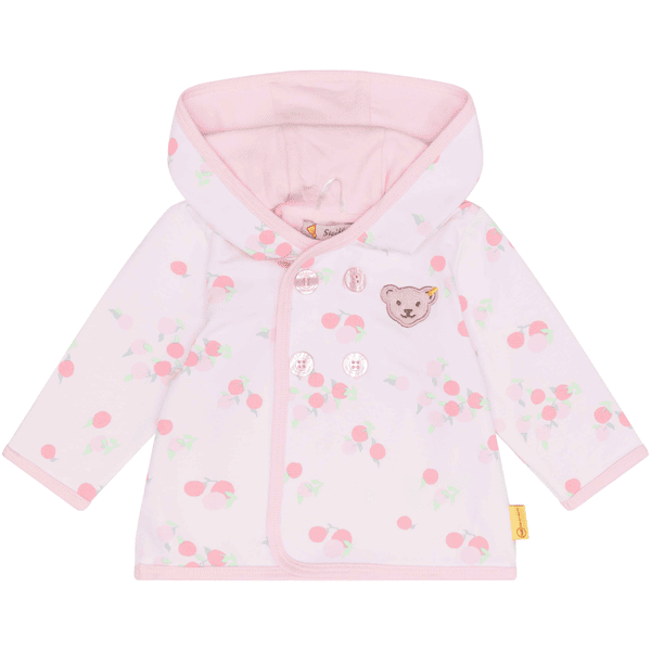 Steiff Sweatjacke Bright White
