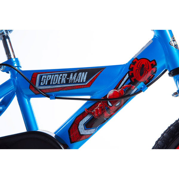 12 Pulgadas Bicicleta Niño Azul, Rojo 3-4, 5 Años Marvel Spiderman Ruedines