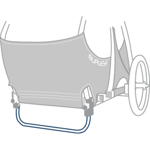 BURLEY Składany stojak dla Tailwagon i Rovera