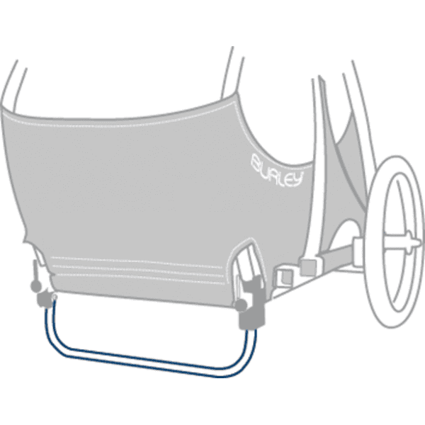 BURLEY Ständer klappbar für Tailwagon und Rover