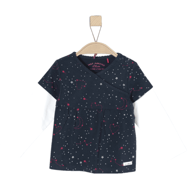 s.Oliver Girls Maglia a manica lunga blu