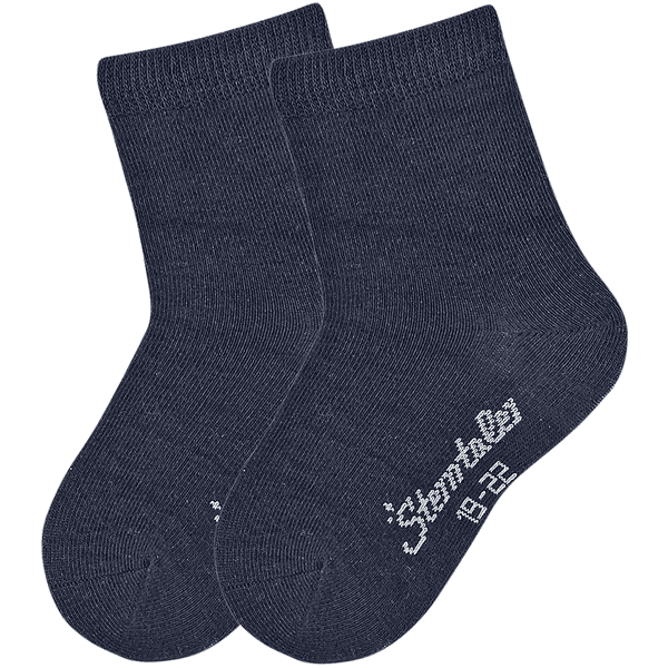 Sterntaler Chaussettes enfant bleu marine lot de 2