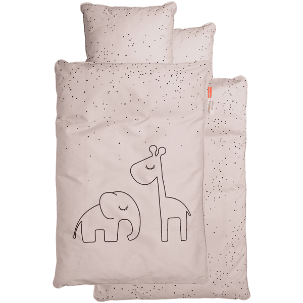 Done by Deer™ Bettwäsche Junior Dreamy dots Puder 100 x 140 cm