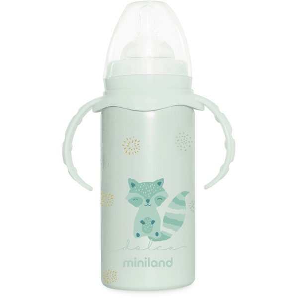 miniland Thermosbabyflasche, thermobaby mint 240ml