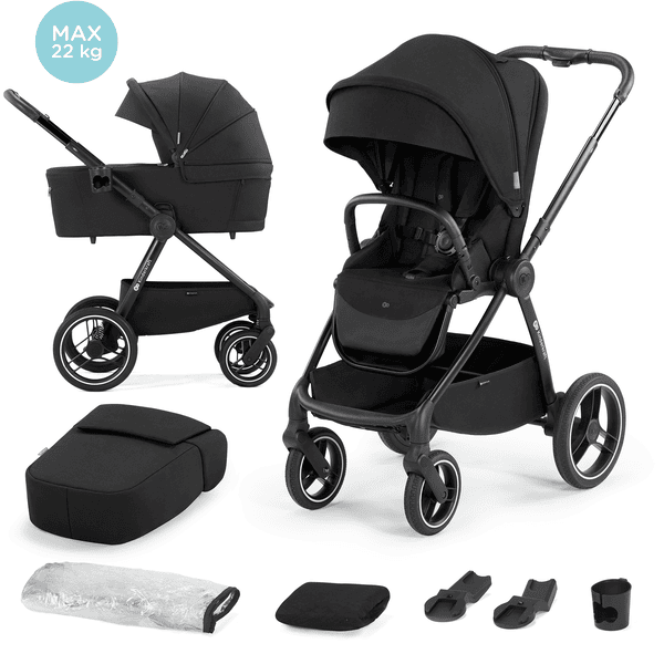 Kinderkraft Kinderwagen NEA 2 in 1 midnight  black 