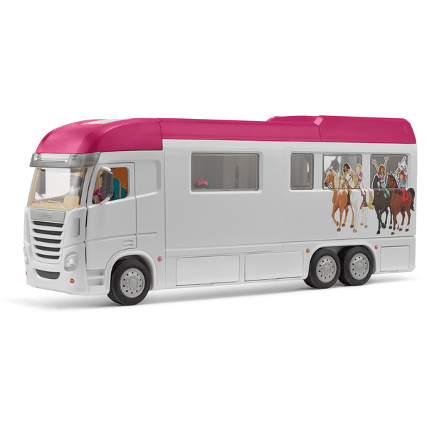 schleich® Figurine camping-car équestre 42619