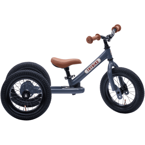 Trybike Draisienne enfant 2 roues acier gris