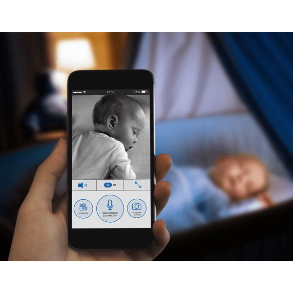 Reer Caméra bébé IP HD détecteur bruit et mouvement - Made in