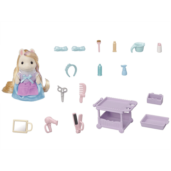 Sylvanian Families® Figurine salon de coiffure des poneys 5642