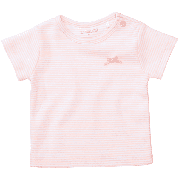 STACCATO  Camiseta peach de rayas suaves 
