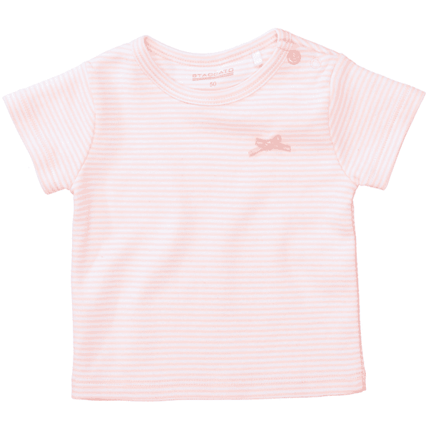 STACCATO T-Shirt soft peach gestreift