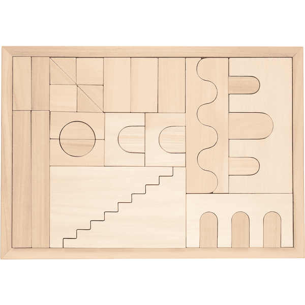 Holzbausteine HUVILA Linde