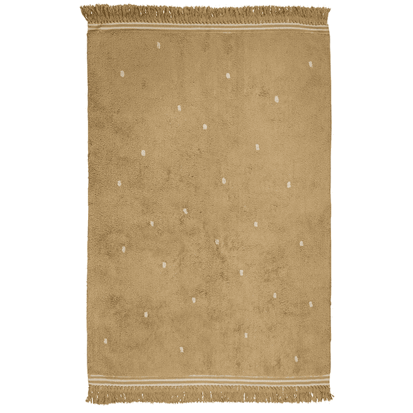 Tapis Petit  Barneteppe Emily prikker beige 170 x 120 cm