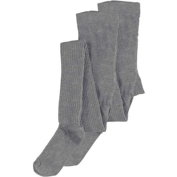 name it Strumpfhosen 2er Pack Dark Grey Melange